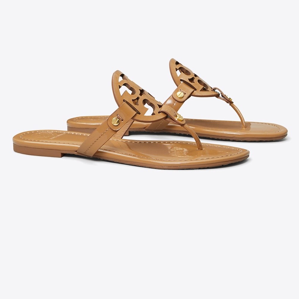 Tory Burch Patent Miller Sandals NWT - Picture 9 of 10